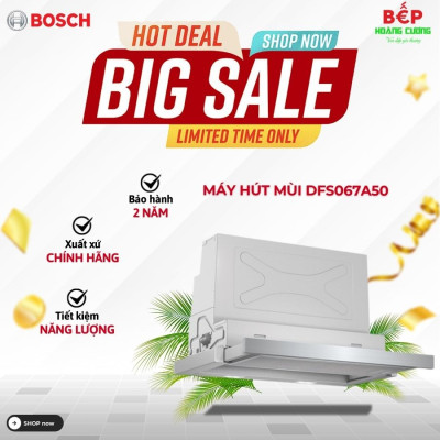 Máy hút mùi âm tủ Bosch DFS067A50