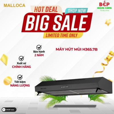 MÁY HÚT KHÓI KHỬ MÙI CLASSIC MALLOCA H365.7B