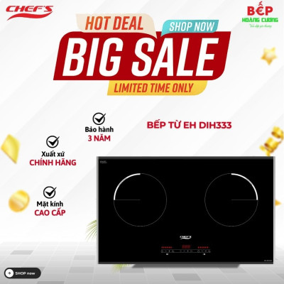 Bếp từ đôi Chefs EH-DIH333