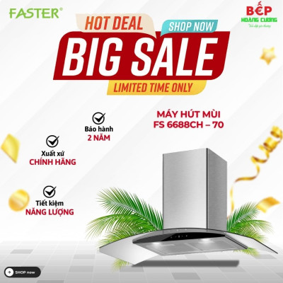 MÁY HÚT MÙI Faster FS 6688CH – 70