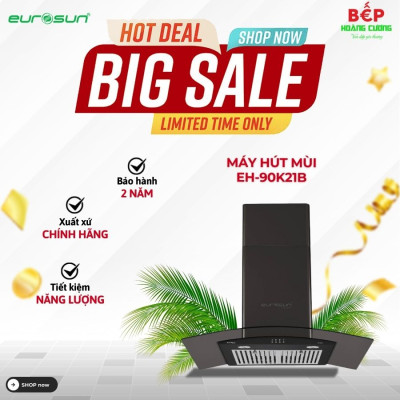 Máy hút mùi gắn tường EH-90K21B