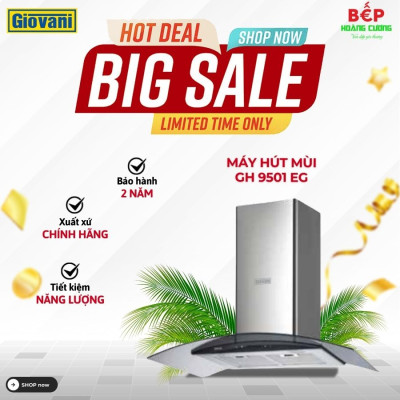 Máy hút mùi Giovani GH 9501 EG