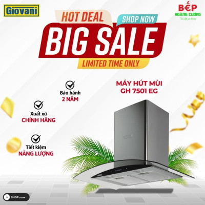Máy hút mùi Giovani GH 7501 EG