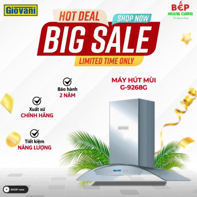 Máy hút mùi Giovani G-9268G