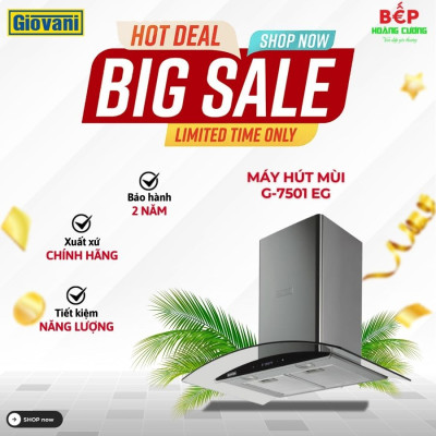 MÁY HÚT MÙI GIOVANI G-7501 EG