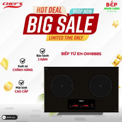 Bếp từ đôi Chefs EH-DIH888S