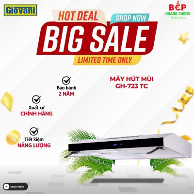 Máy hút mùi Giovani GH-723 TC
