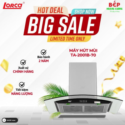 Máy hút mùi Lorca TA 2001B-70