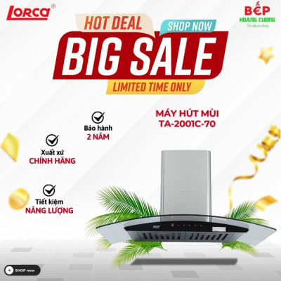 MÁY HÚT MÙI LORCA TA 2001C-70