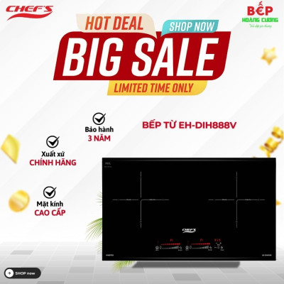 Bếp từ đôi Chefs EH-DIH888V