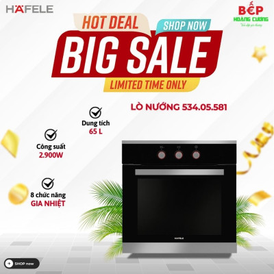 Lò nướng âm tủ Hafele HO-K60B 534.05.581