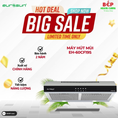 Máy hút mùi Eurosun EH-60CF19S