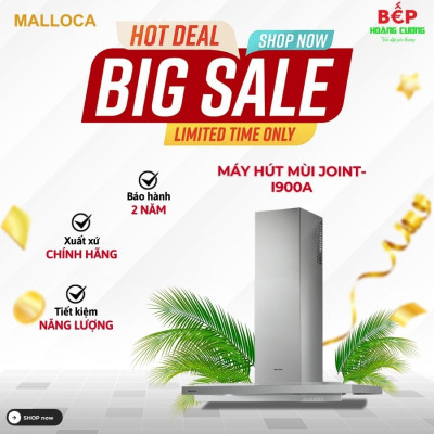 Máy hút khử mùi đảo Malloca JOINT-I900A
