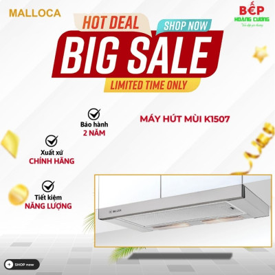 Máy hút mùi âm tủ Malloca K1507