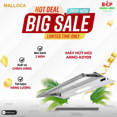 Máy hút mùi âm tủ Malloca ARNO-K0709