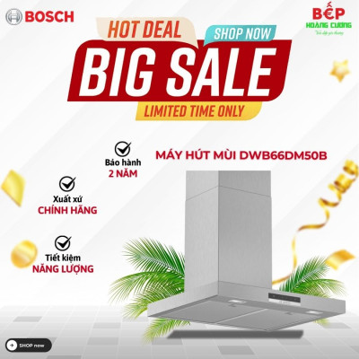 Máy hút mùi gắn tường Bosch DWB66DM50B