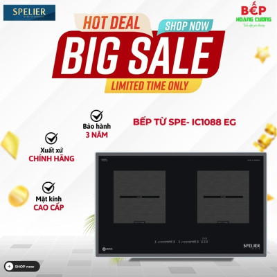 BẾP TỪ ĐÔI SPELIER SPE- IC1088 EG