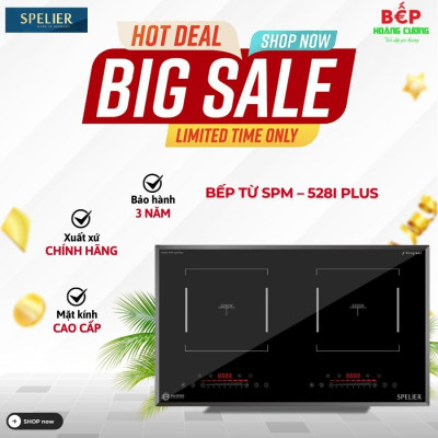 BẾP TỪ ĐÔI SPELIER SPM – 528I PLUS