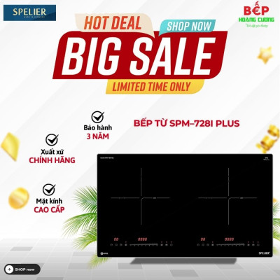 BẾP TỪ ĐÔI SPELIER SPM–728I PLUS