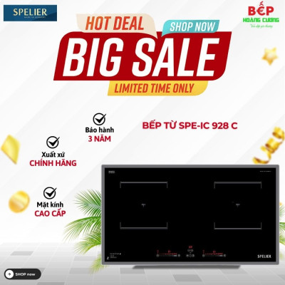 BẾP TỪ ĐÔI SPELIER SPE-IC 928 C