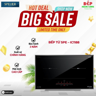 BẾP TỪ ĐÔI SPELIER SPE – IC1188