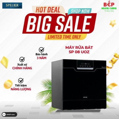 Máy rửa chén bát Spelier SP-08 UOZ