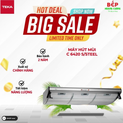 Hút mùi Teka C 6420 S/STEEL 40465530