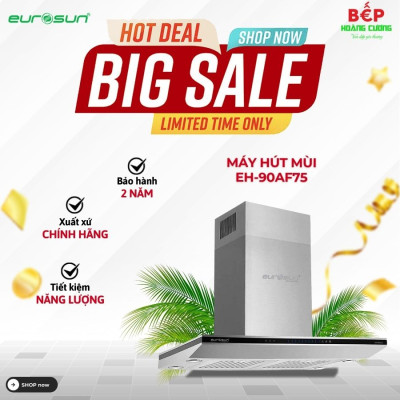Máy hút mùi gắn tường Eurosun EH-90AF75