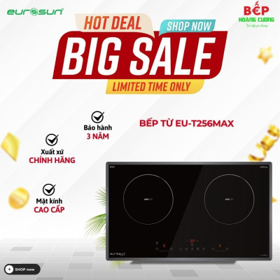 Bếp từ 2 vùng nấu Eurosun EU-T256Max