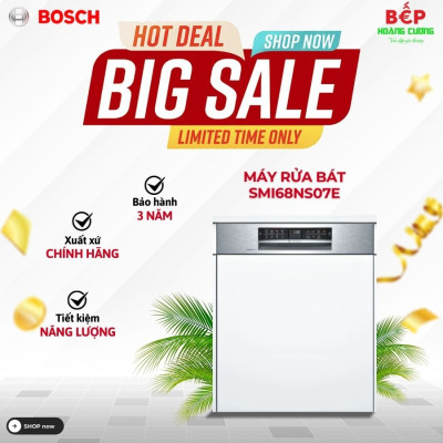Máy rửa bát Bosch SMI68NS07E