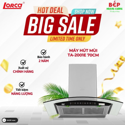 Máy hút mùi Lorca TA 2001E-70