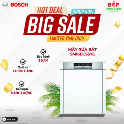 Máy rửa bát âm tủ BOSCH SMI6ECS57E Serie 6