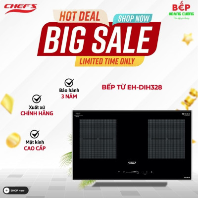 Bếp từ đôi Chefs EH-DIH328