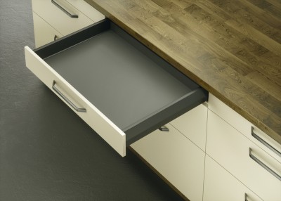 Bộ ngăn kéo Hafele 513.30.335 Matrix Box P50 16/92/1200/500 xám đậm