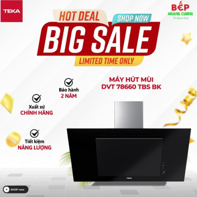 Máy hút mùi Teka DVT 78660 TBS BK 112930041
