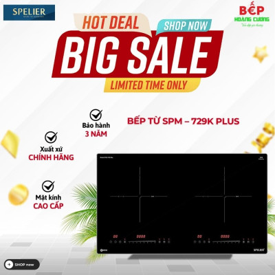 Bếp từ đôi Spelier SPM – 729K Plus