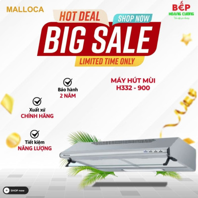 Máy hút mùi MALLOCA H332 - 900