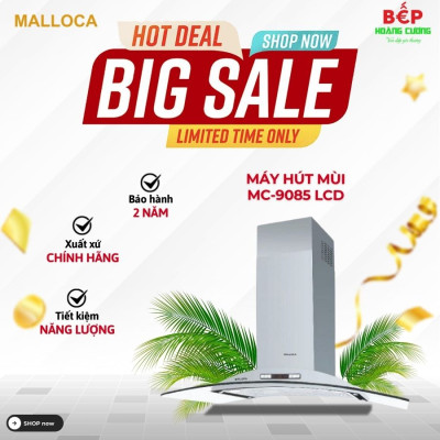 Máy hút mùi Malloca MC 9085 - 750 LCD
