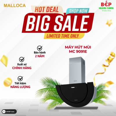 Máy hút mùi Malloca MC 9091E