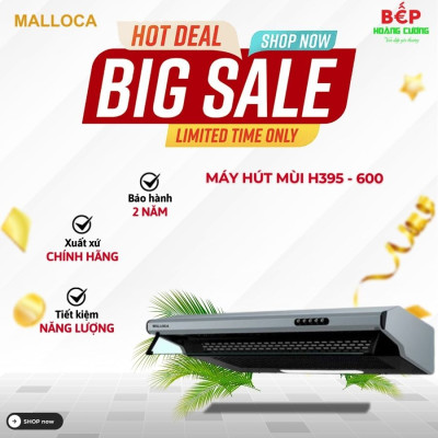 Máy hút mùi Malloca H395 - 600