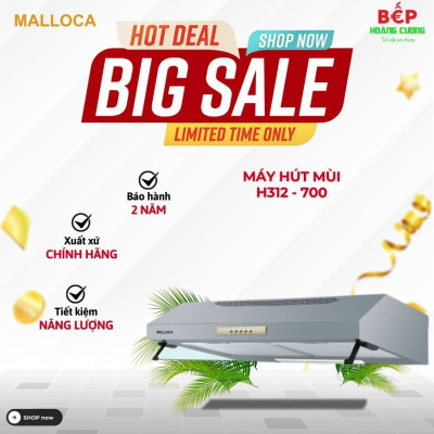 Máy hút mùi MALLOCA H312 - 700