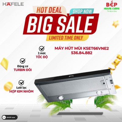 Máy hút mùi âm tủ Hafele Smeg KSET66VNE2 536.84.882