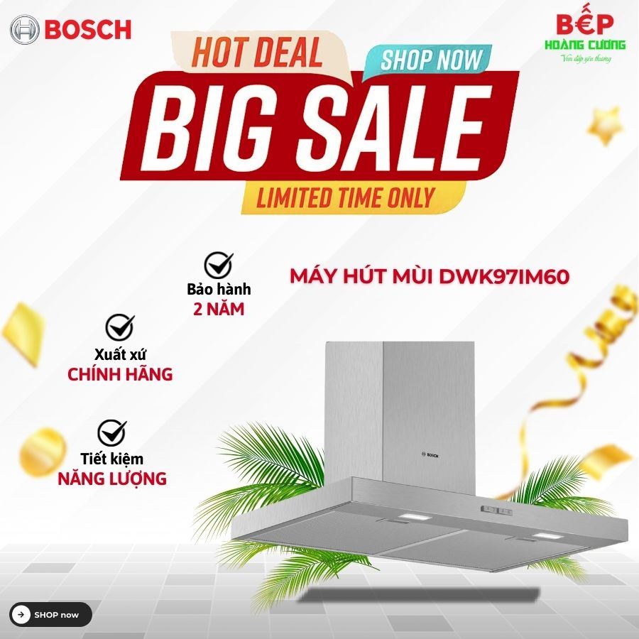 Máy hút mùi treo tường BOSCH DWB76BC50