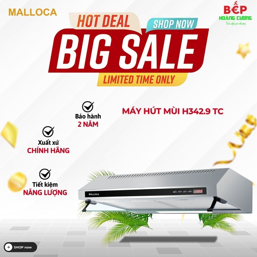 MÁY HÚT KHÓI KHỬ MÙI CLASSIC MALLOCA H342.9 TC