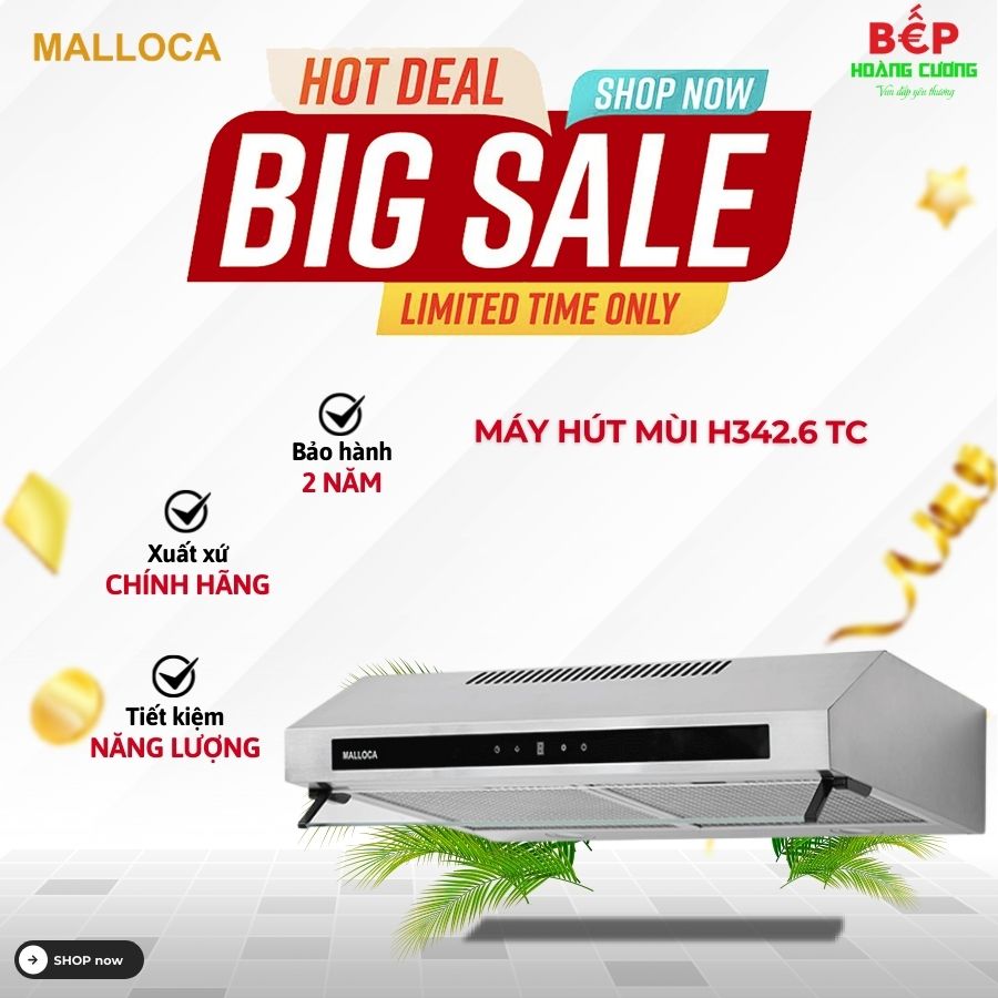 MÁY HÚT KHÓI KHỬ MÙI CLASSIC MALLOCA H342.6 TC