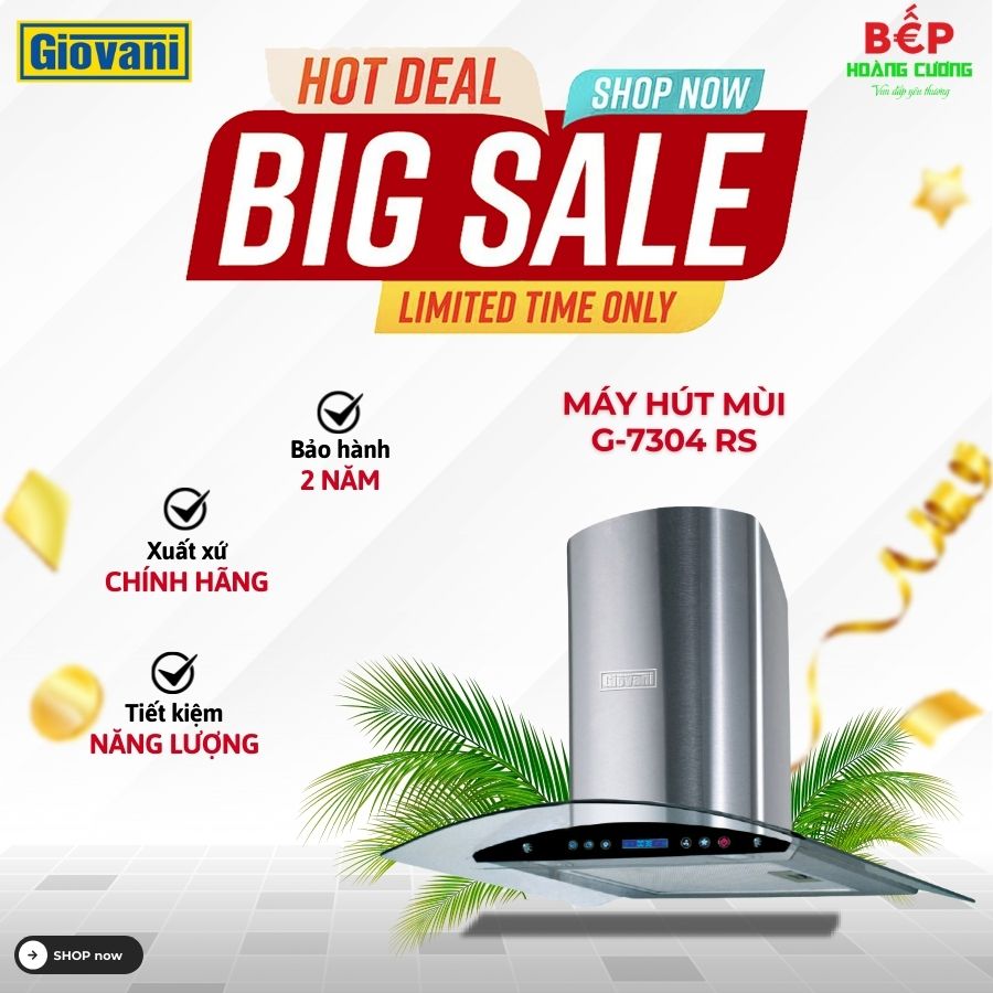 Máy hút mùi Giovani G-7304RS