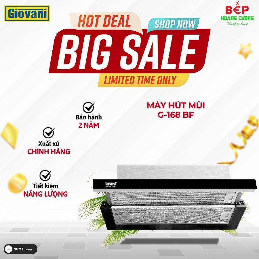 Máy hút mùi Giovani G-168 BF