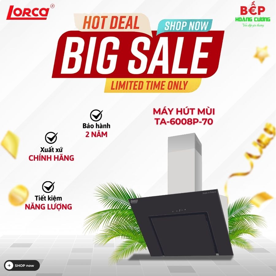 Máy hút mùi Lorca TA 6008P-70