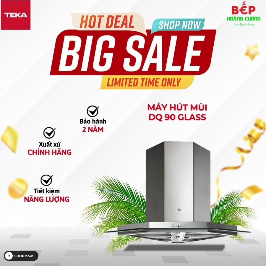 Máy hút khói khử mùi Teka DQ2 90 Glass