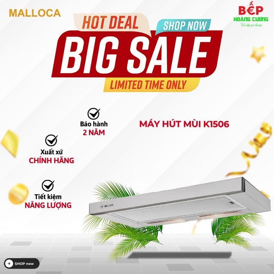 Máy hút mùi âm tủ Malloca K1506
